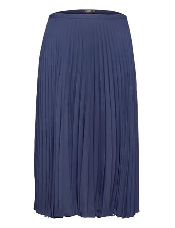 Drapey Poly Ggt-Skirt Blue Lauren Women