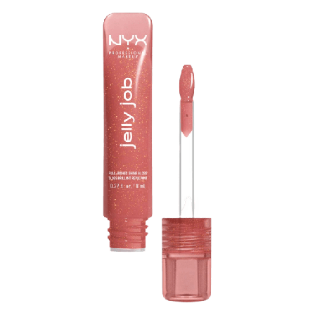 NYX Professional Makeup Jelly Job Läppglans Unisex Beige 8 ML