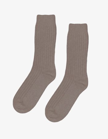 Merino Wool Blend Sock - Warm Taupe - 36-40