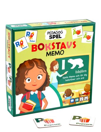 Barbo Toys | Pussel Pedagog - Bokstavs Memo (Se) | SWEDISH