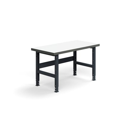 Arbetsbänk, 1500x760mm, 600 kg, högtryckslaminat