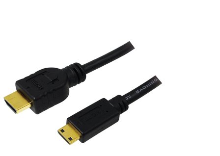 LogiLink HDMI-Kabel HDMI-St - HDMI-mini-St 19pin 2