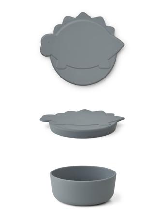 Charlot Snack Box Home Meal Time Lunch Boxes Blå Liewood