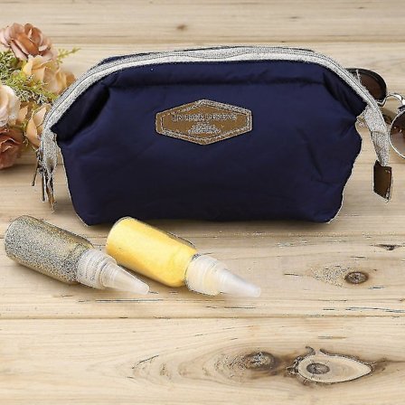 Bärbar sminkväska Casual Handväska Dam Resväska Dragkedja Handväska