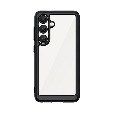 Samsung Galaxy S25 Fargerikt Telefondeksel, Full Dekning (Svart)