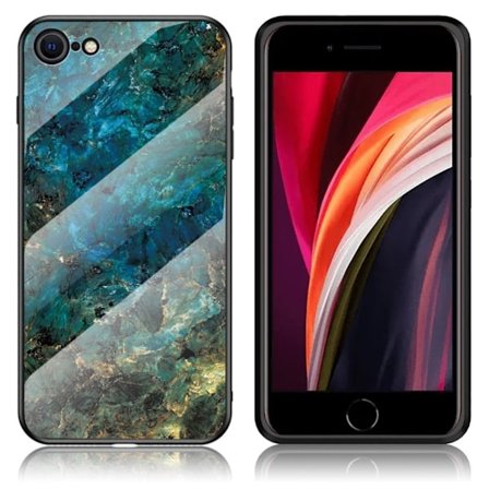 Fantasy Marmor iPhone SE 2020 skal - Smaragd