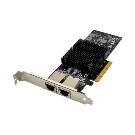 MicroConnect PCIe x8 Dual RJ45 10 GbE X550
