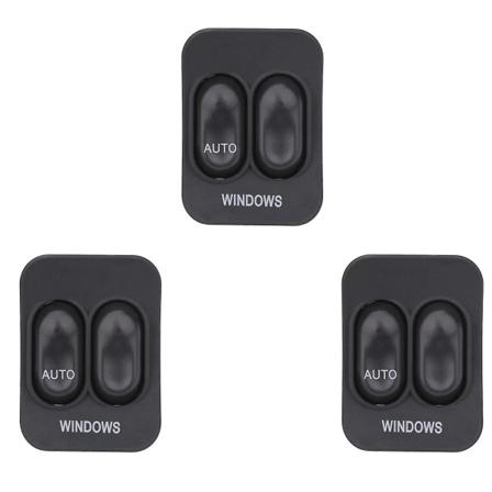 3x Fönsterströmbrytare Fram Vänster Förare Sida F57z14529b För 1995 1996 1997 1998 1999 2000-2007 Accessori