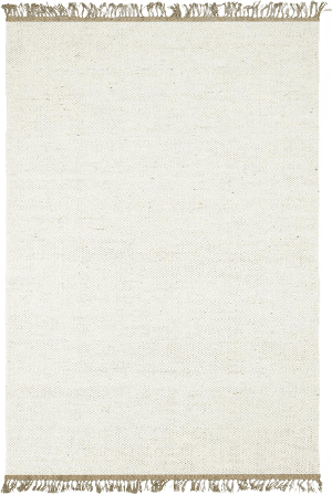 Svanefors Ian Ullmatta Mattor Vit 170x240 cm