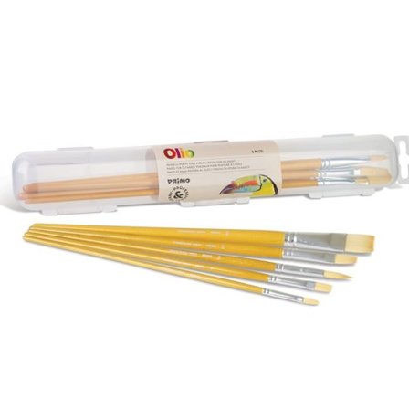 5 penslar för oljemålning