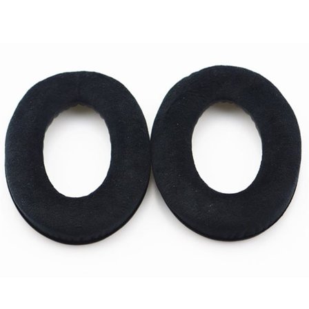 Öronkuddar till Sennheiser HD515, HD555, HD595 och HD598 i flanell - Svart