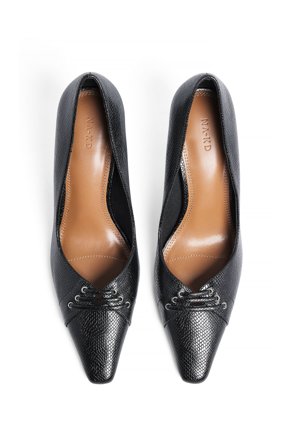 NA-KD Lacing Detail Slingback Heels - Højhælede sko - Sort - EU 39
