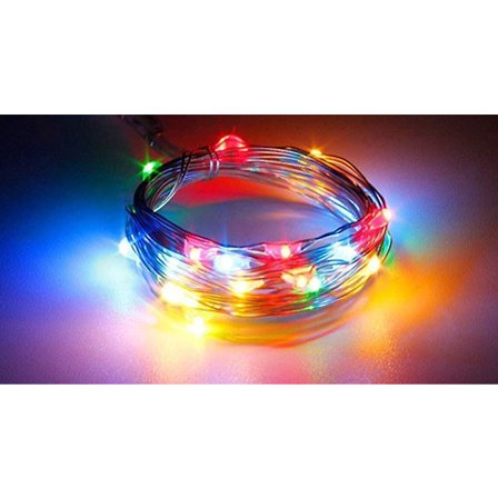 3st 3.3ft (1m) med 10 Micro Led Starry String Lights, Fairy Lights-batteri som drivs av 2x Cr2032(inkl), för Heilwiy