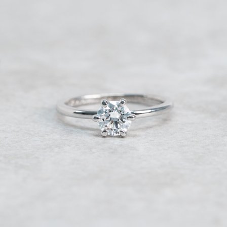 Ängsvide, 18K Weißgold : Diamanten - Laborgezüchtet, Karat - 0.50 kt