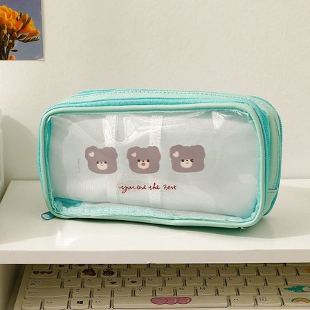 Pennväska Kosmetikväska GRÖN - spot sales