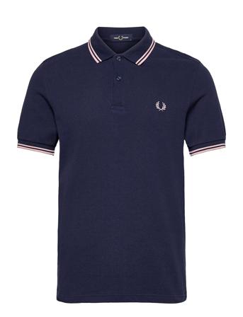 Twin Tipped Fp Shirt Blue Fred Perry