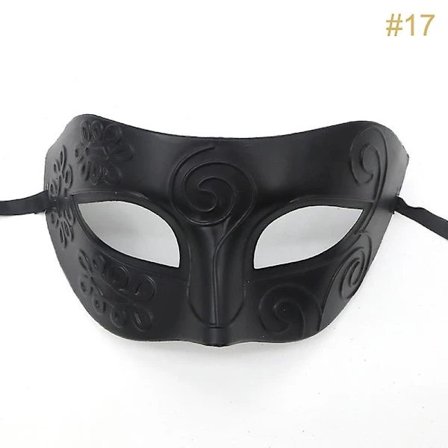 1 stk. Maskerade Maske Halloween Kostyme Maske Dame Herre Maskerade N17