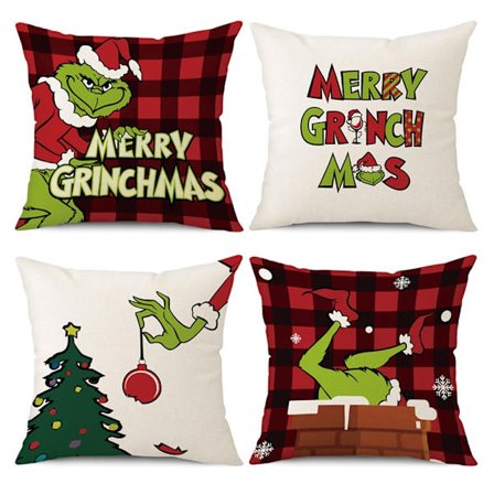 4 stk Juleputetrekk i Lin, Juledekorasjoner