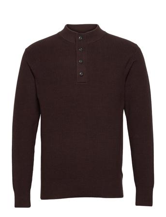 Butt D Mock Neck Brown Scotch & Soda