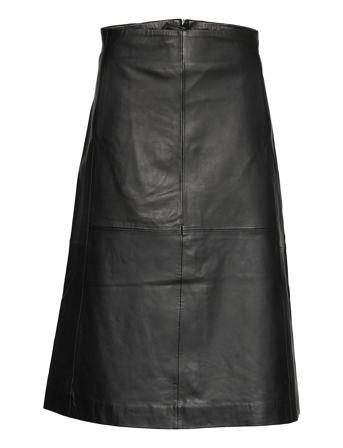 Hayaiw Skirt Knælang Nederdel Sort InWear