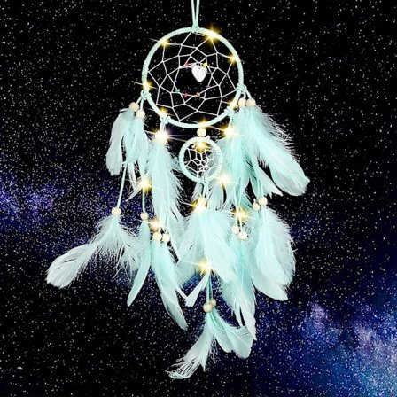 Fjerdrømmefanger, til rum, hjem, vægdekoration, mobil, piger, børn, gave