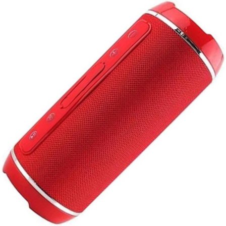 Bluetooth-højttaler - Noname - Vandtæt stereosubwoofer - Rød - 10m - Indbygget radio