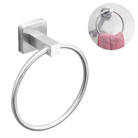 Håndkleholder for baderom 1 stk, kjøkken bad sirkel håndkleholder