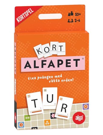 Alga Kortspel Alfapet - Multi/patterned - SWEDISH