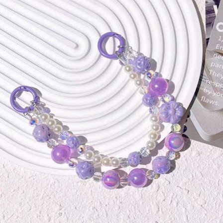 Beaded Nyckelring Telefonkedja 01 01