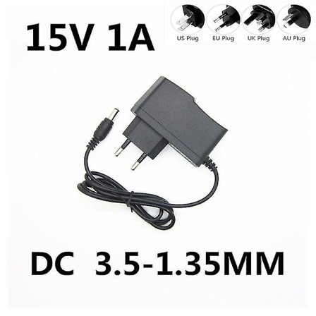 Ac/dc-adapter Dc 15v 1a 1000ma Ac 100-240v