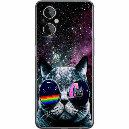 Oneplus Nord N20 5g Genomskinligt Skal Space Cat