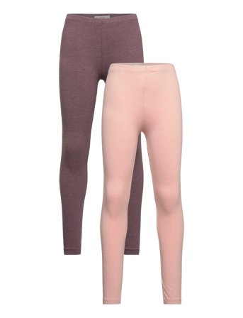 Minymo Basic Leggings (2-Pack) - Pink - 86