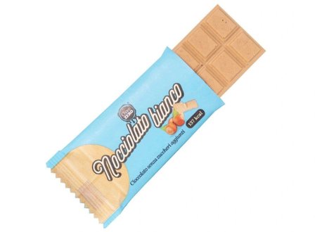 Choco Zero Tavoletta Nocciolato Bianco Senza Zuccheri Aggiunti
