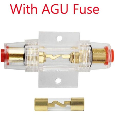 2 st säkringshållare bil bil ljudkraft säkerhetsskydd guld