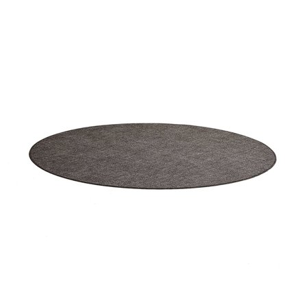 Round rug MELVIN, Ø 2500 mm, red/grey