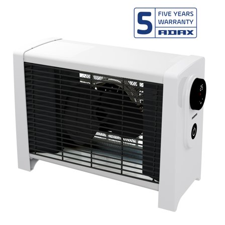 Adax Ena VV11DTFW Lämpöpuhallin 800-2000kW, 230V Valkoinen, Lämmitys