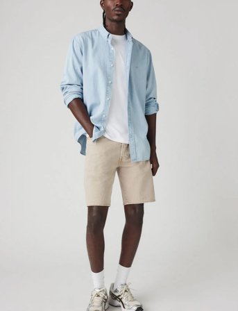 Levi's 501 Original Shorts Browns - Beige - 34