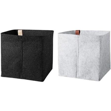 2 kappaletta huopainen s ilytyskori, kangasj rjest j , taitettava lelu