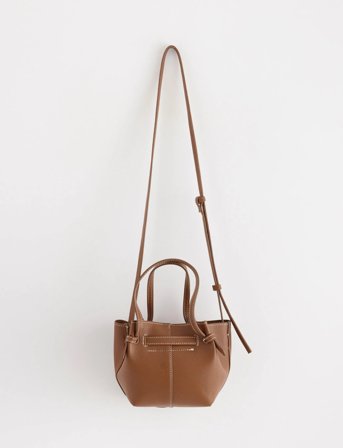 Lindex Bag Mini Tote Elsie - Brown - ONE SIZE