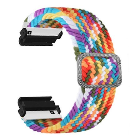 Stretchigt nylonarmband för sportklocka till Garmin Fenix 7S / 6S / 5S, med 20mm PC-kontakt