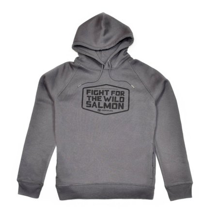 Frödin 'Wild Salmon' Hoodie - Graphite Grey - M
