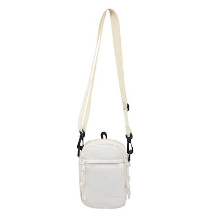 Olkalaukku Crossbody-laukku Matkapuhelinlaukku VALKOINEN