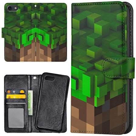 iPhone 16e - Plånboksfodral/Skal Minecraft