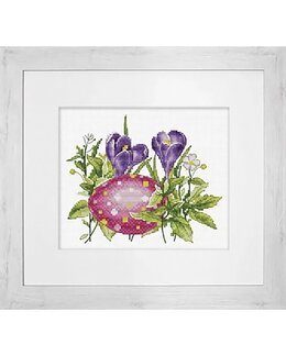 Stickpackung Bild Osterei