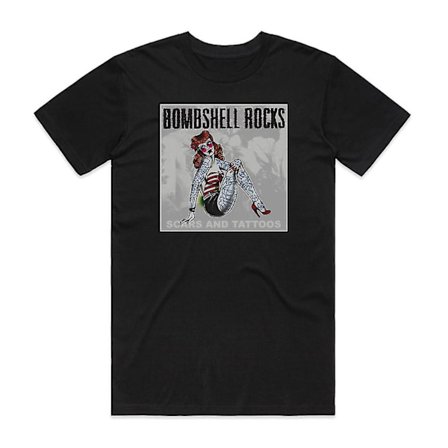 Bombshell Rocks Scars And Tattoos T-shirt Svart
