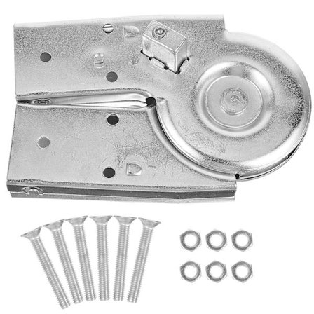 Loft trapp hengsel sammenleggbar stigekontakt stige hengsel tilbehør (15.7X10.5cm, som vist på bildet)