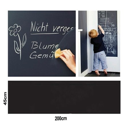 Wall Direk Large Griffboard Blackboard Black Board 45x200cm