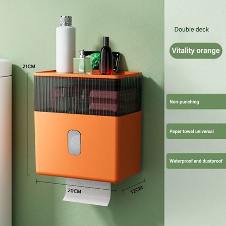 Opbevaringsstativ til toiletpapir 02-DOBLE LAYER 02-DOUBLE LAYER