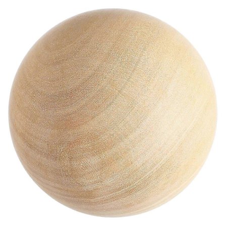 9CM Massiv Trækugle Rund Kugle Håndlavede DIY Tilbehør Malet Kugle