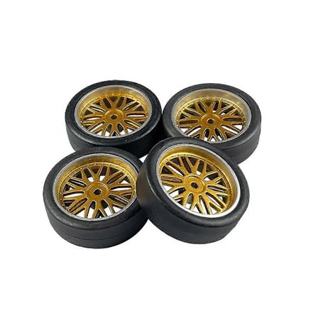 4 stk. 32 mm Rc Drift Dæk Hjul Dæk Til Ldrc Ae86 1/18 Rc Bil Opgraderingsdele Tilbehør